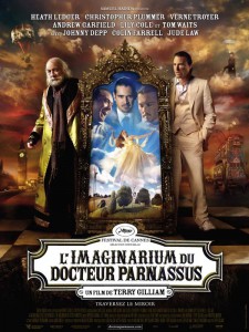 Affiche de "L'imaginarium du Docteur Parnassus" de Terry Gilliam.