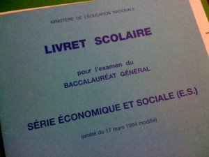 livret Le livret scolaire de la gloire, le mien. ;p