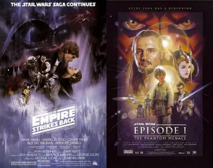 Affiches de Star Wars