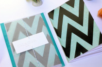 DIY Carnets à chevrons