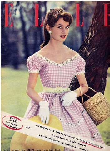 Elle, Août 1953, source