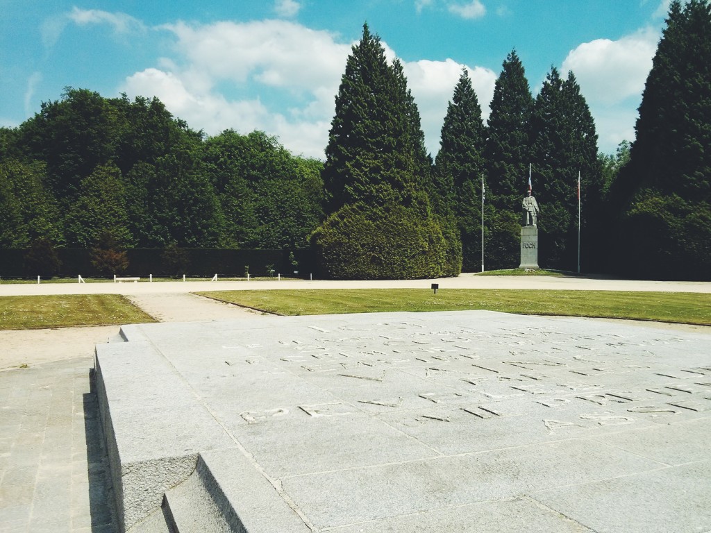 La clairière de l'Armistice. Compiègne. 