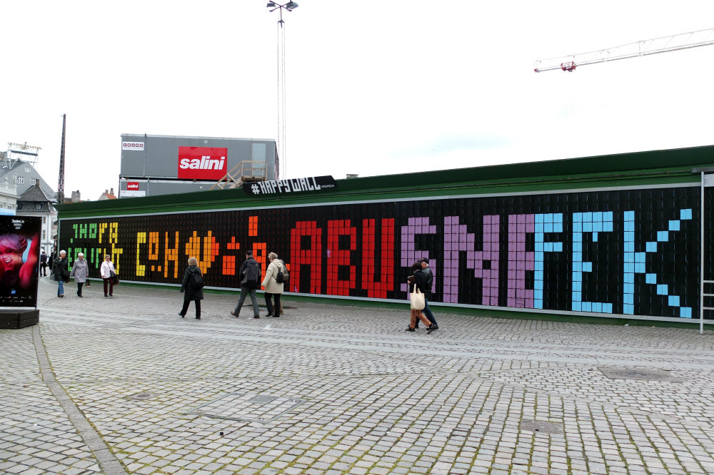 CPH : Le happy wall de Kongens Nytorv