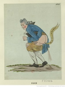 Estampe "Fi, le vilain jacobin !", 1793, Bibliothèque nationale de France, département Estampes et photographie, RESERVE QB-370 (48)-FT 4 
