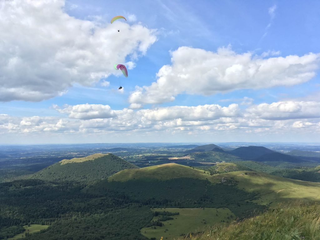 Vue du sommet du Puy de Dôme - Août 2016