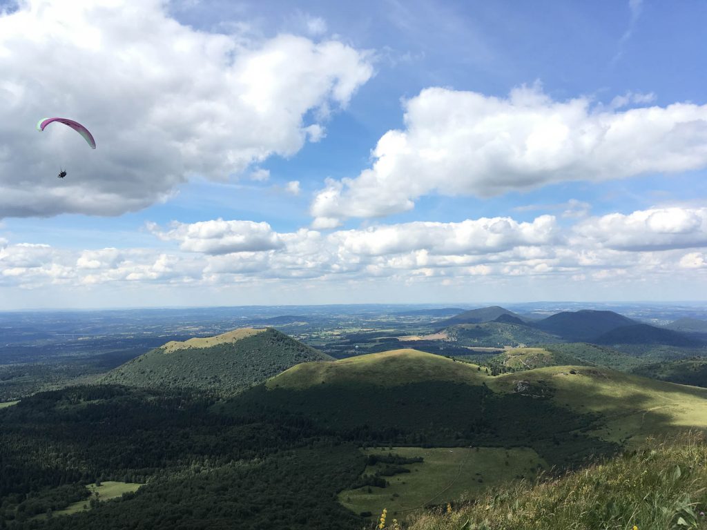 Vue du sommet du Puy de Dôme - Août 2016