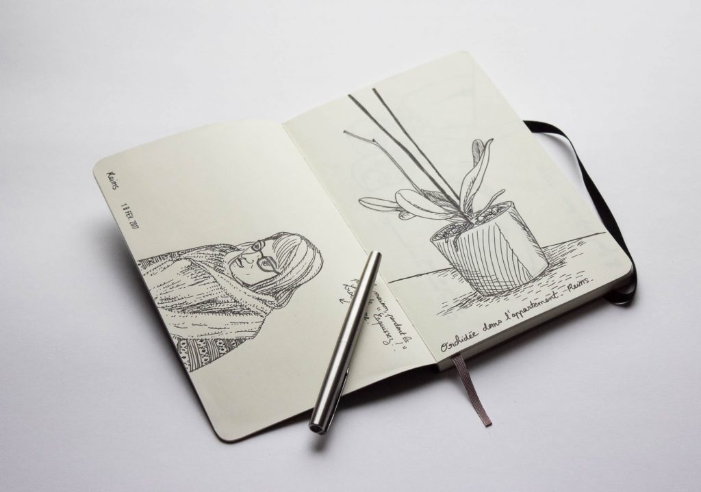 Carnet de croquis grand format Moleskine Art Noir - Carnets et