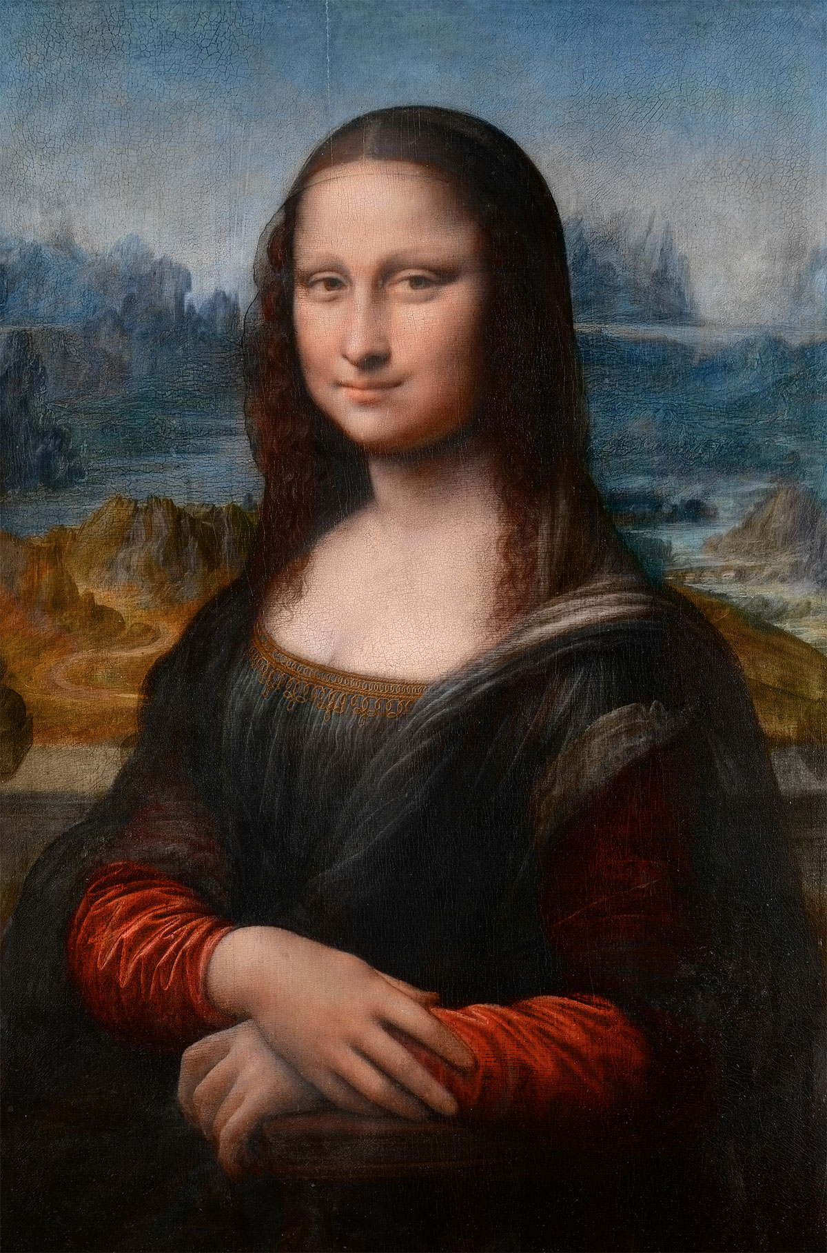 Toucher Mona Lisa du doigt